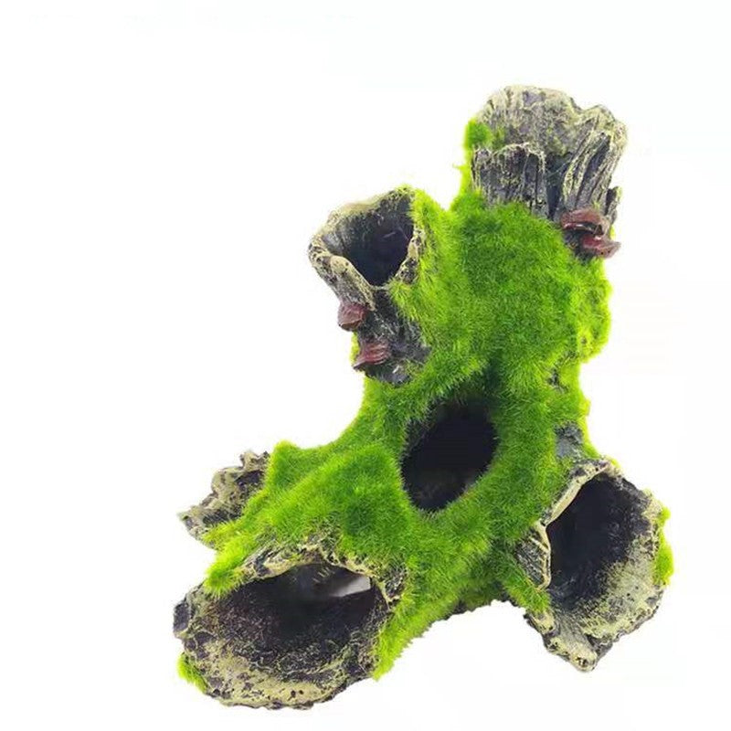 Enfeite Decorativo para Aquário - Ornamento de Resina com Design Natural