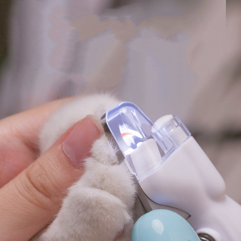 Cortador de Unhas Elétrico LED para Pets Seguro e Silencioso